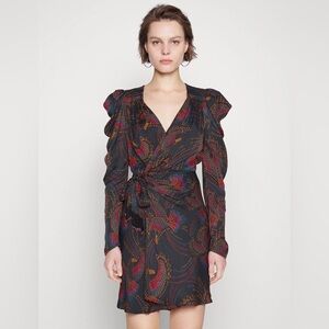 FARM Rio Multicolor Long Sleeve Dress